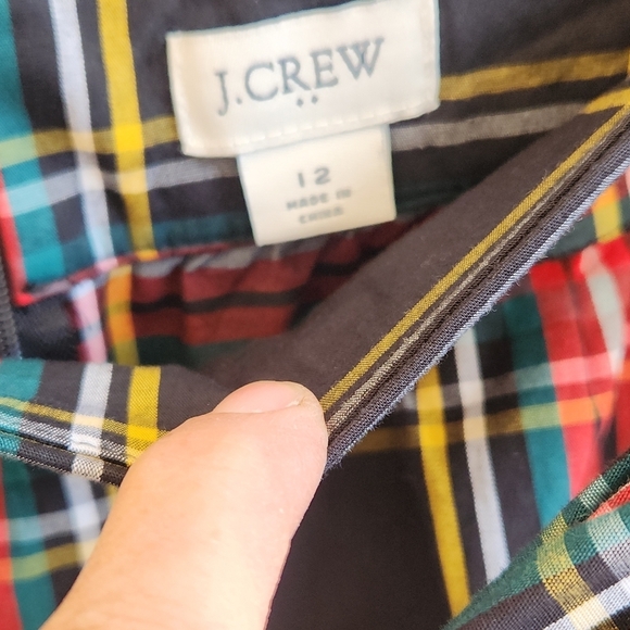 J. Crew Tartan Plaid  Skirt - Picture 5 of 5